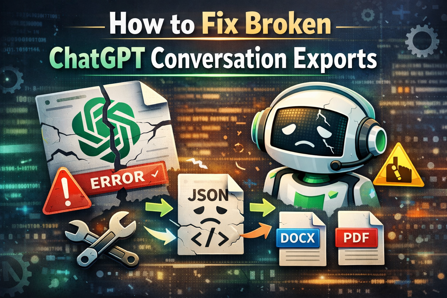 How to Fix Broken ChatGPT Conversation Exports