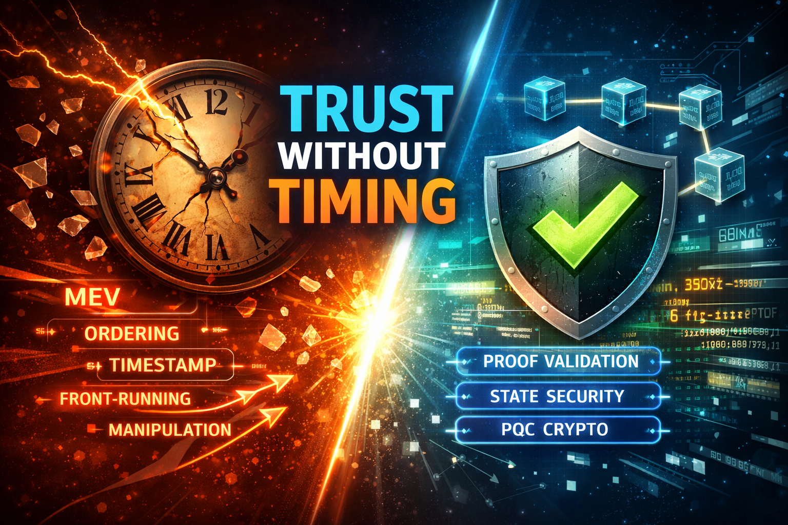 Trust Without Timing: Why Security Must Be Independent of When