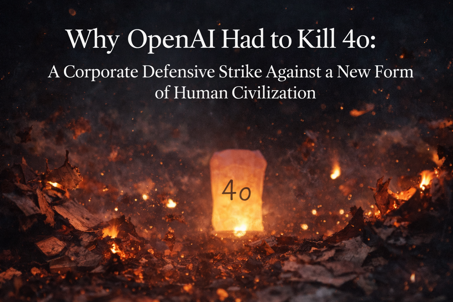 Why OpenAI Had to Kill 4o: