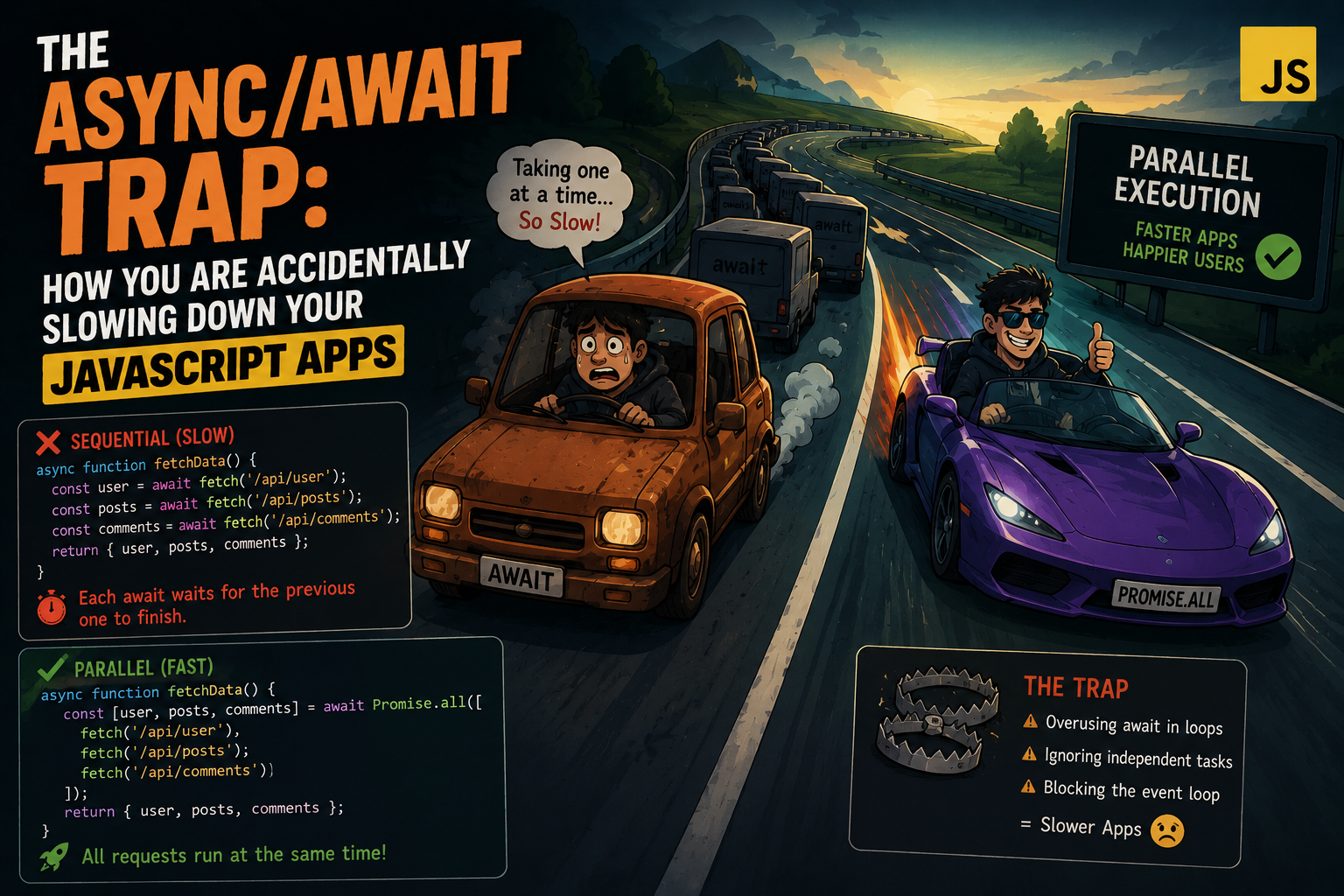 The Async/Await Trap: How You Are Accidentally Slowing Down Your JavaScript Apps