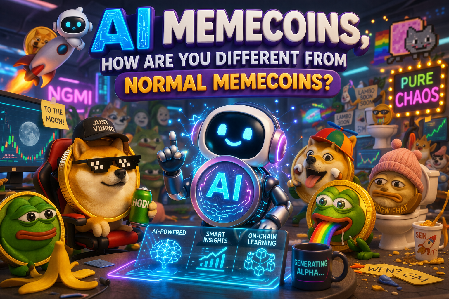 AI Memecoins, How Are You Different From Normal Memecoins?