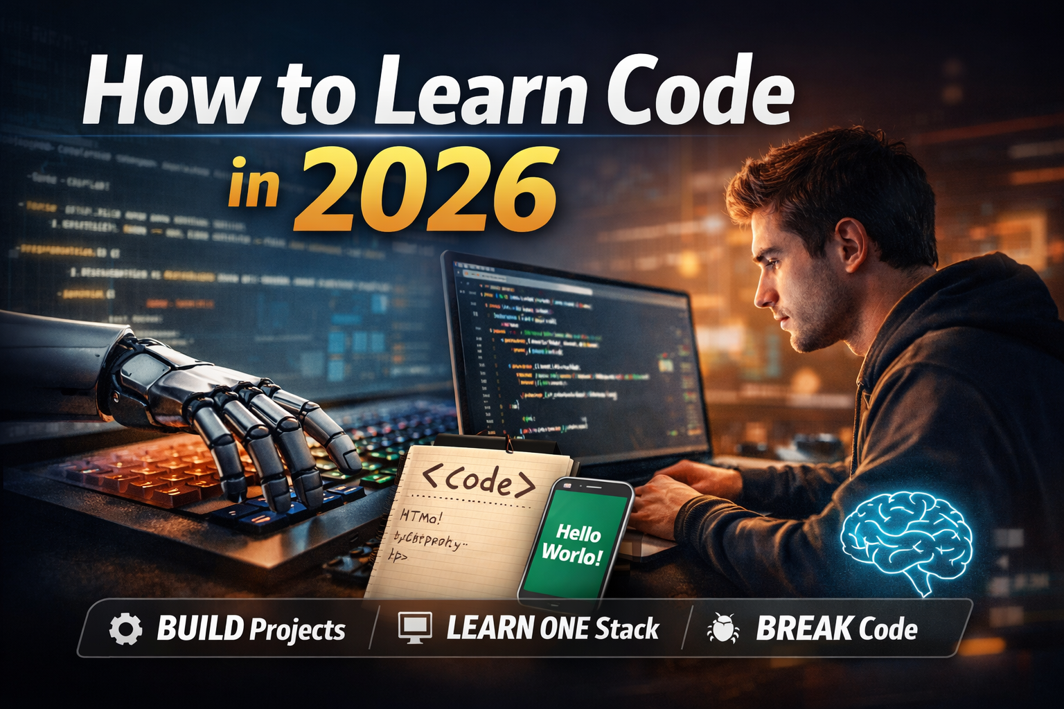 How to Learn Code in 2026 (Without Feeling Lost)