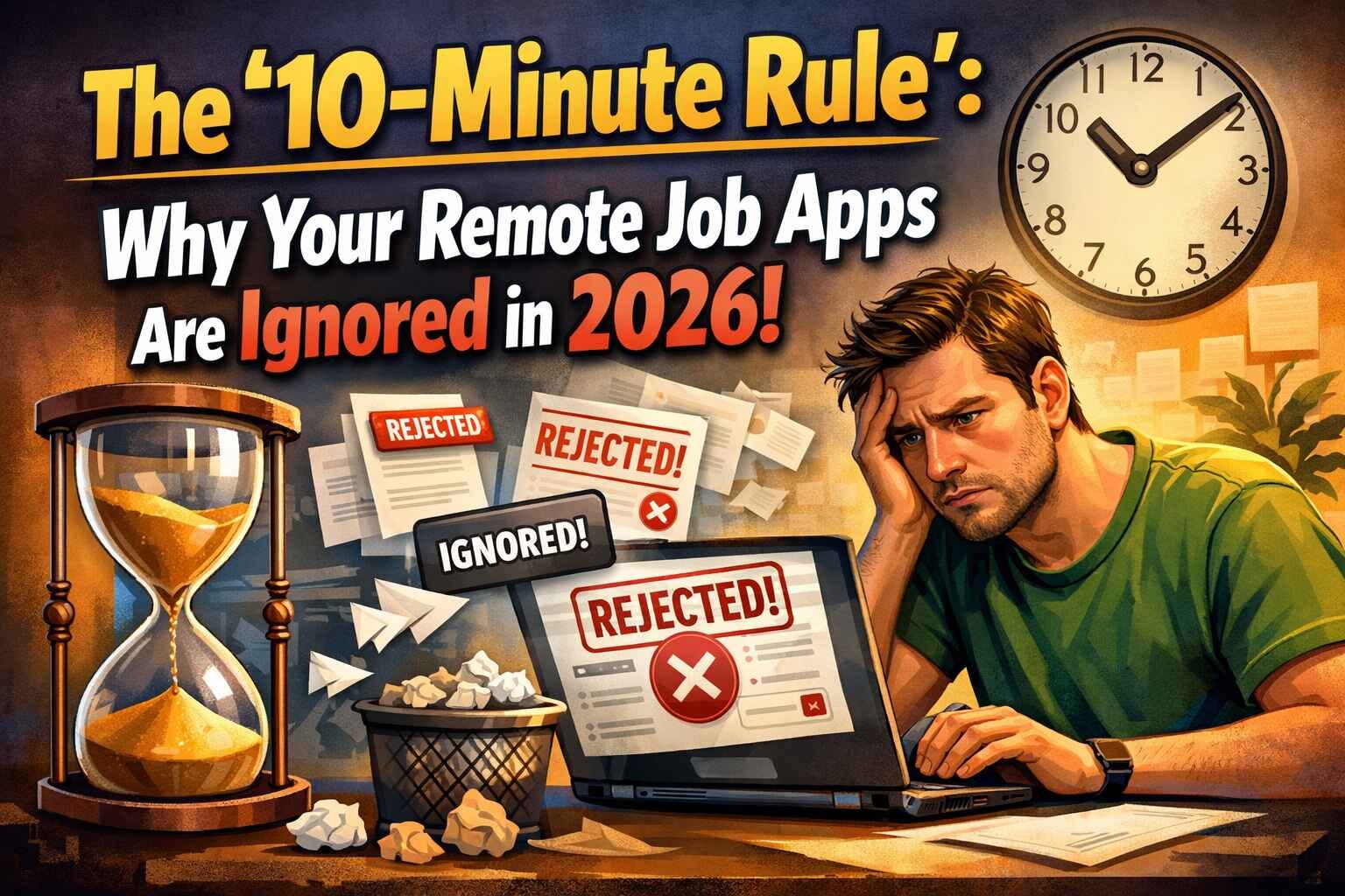 The “10-minute rule”: Why Your Remote Job Applications are Being Ignored in 2026?