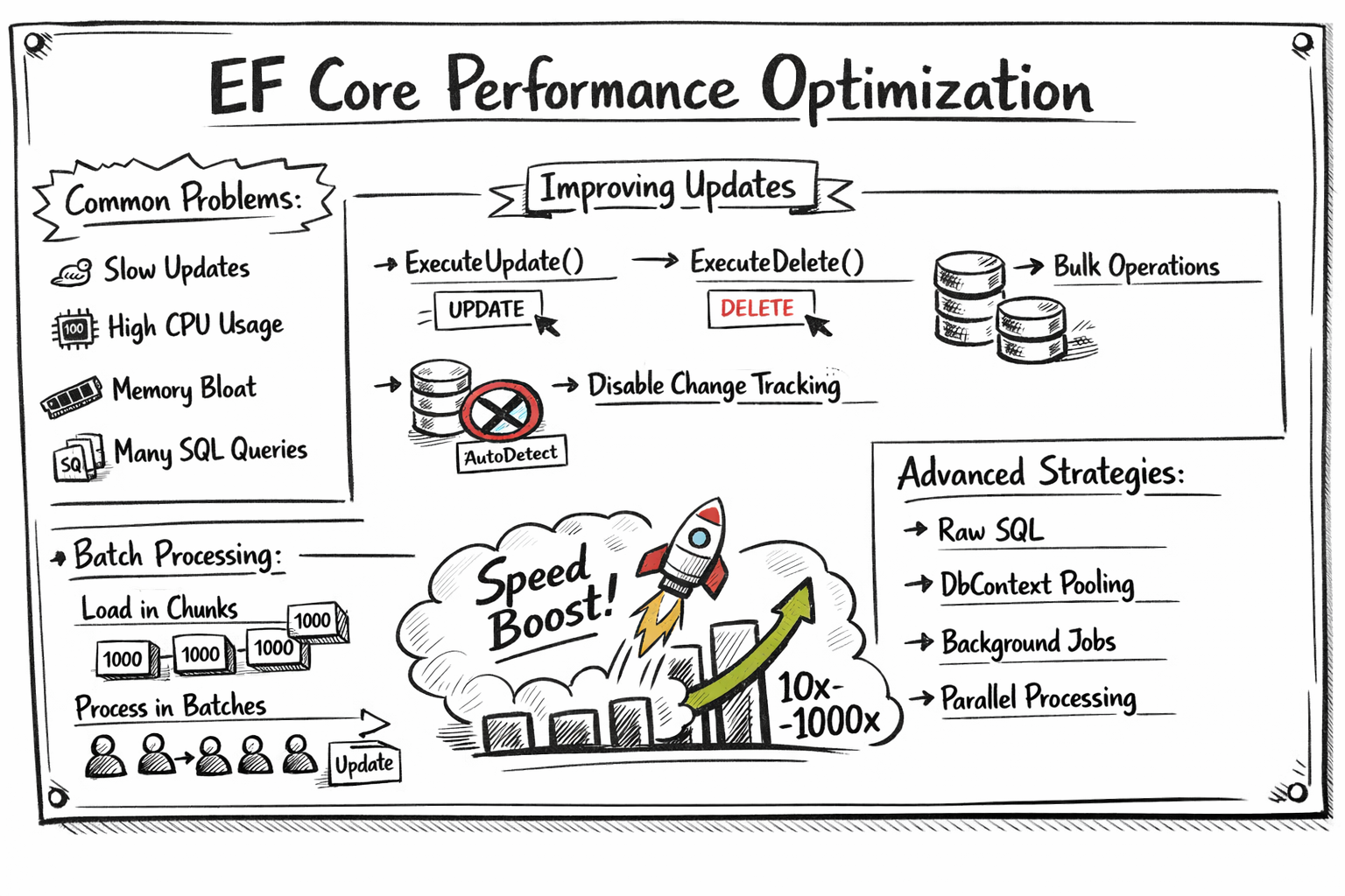 EF Core Performance: How to Optimize Database Updates in High-Scale Applications (Part 1 —…