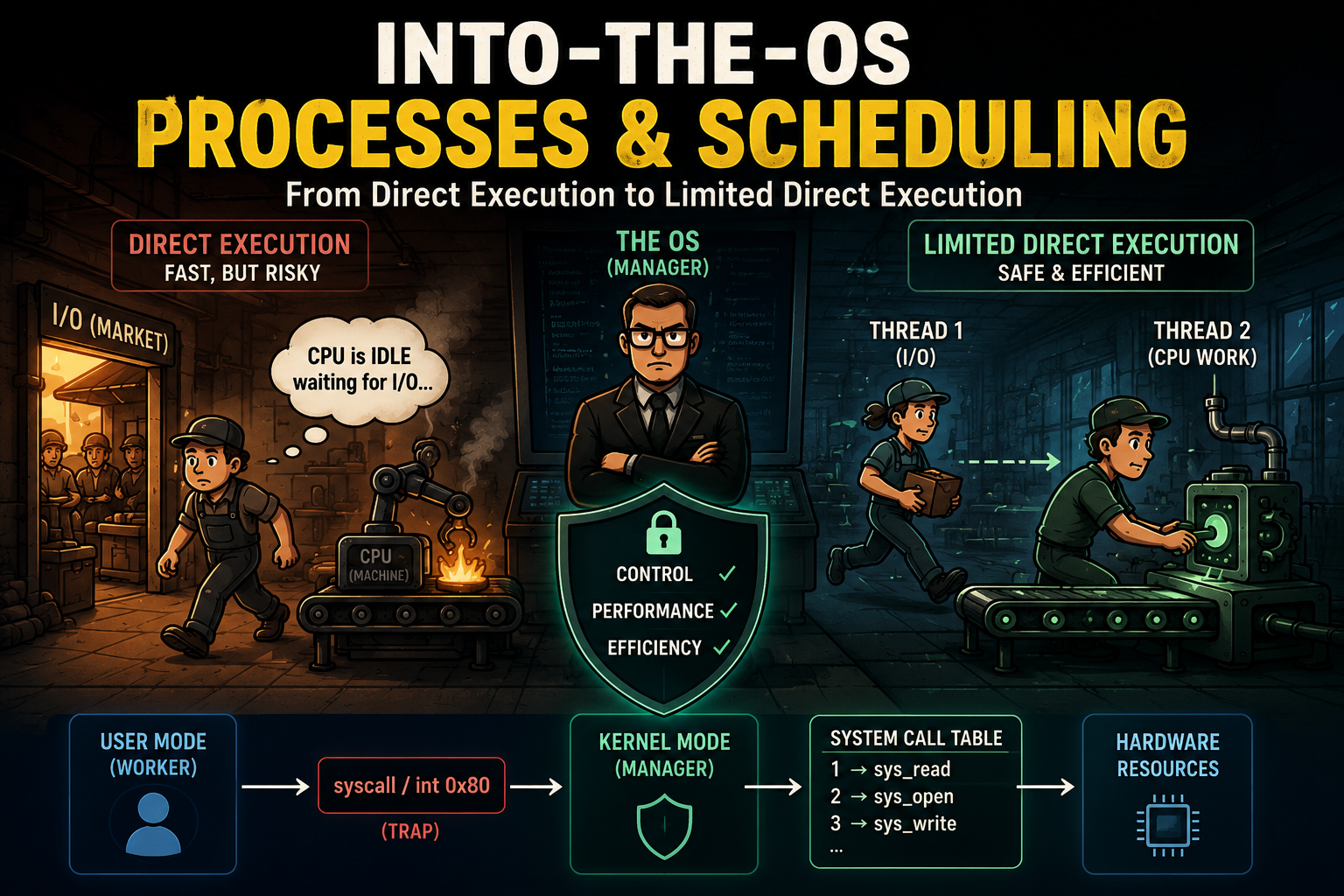 Into-The-OS Part 2: Processes and Scheduling