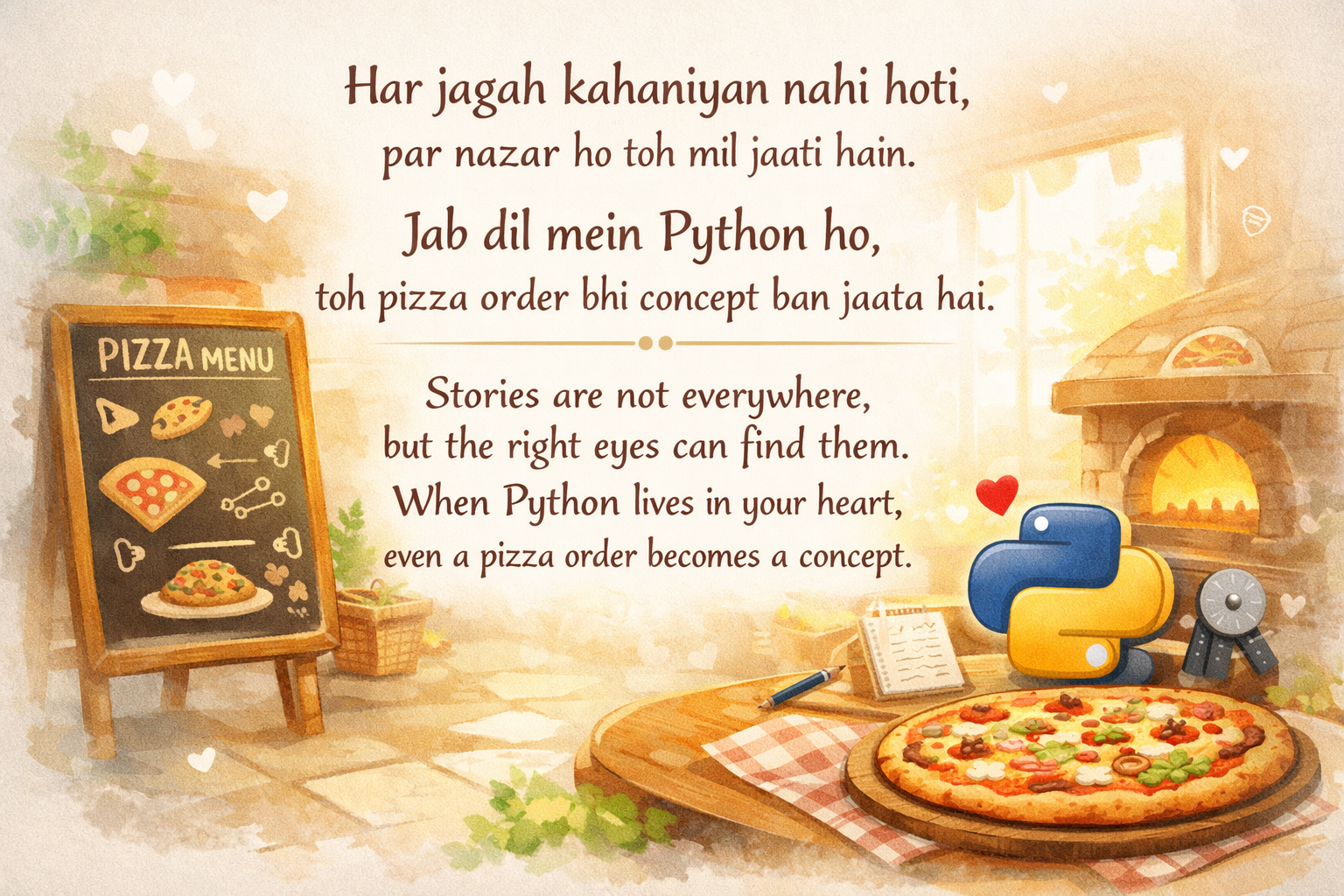 A Slice of Pizza, A Lesson in Python Arguments