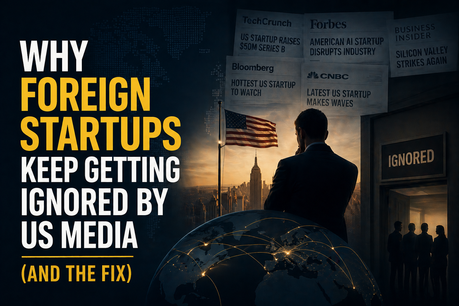 Why Foreign Startups Keep Getting Ignored by US Media (And the Fix)