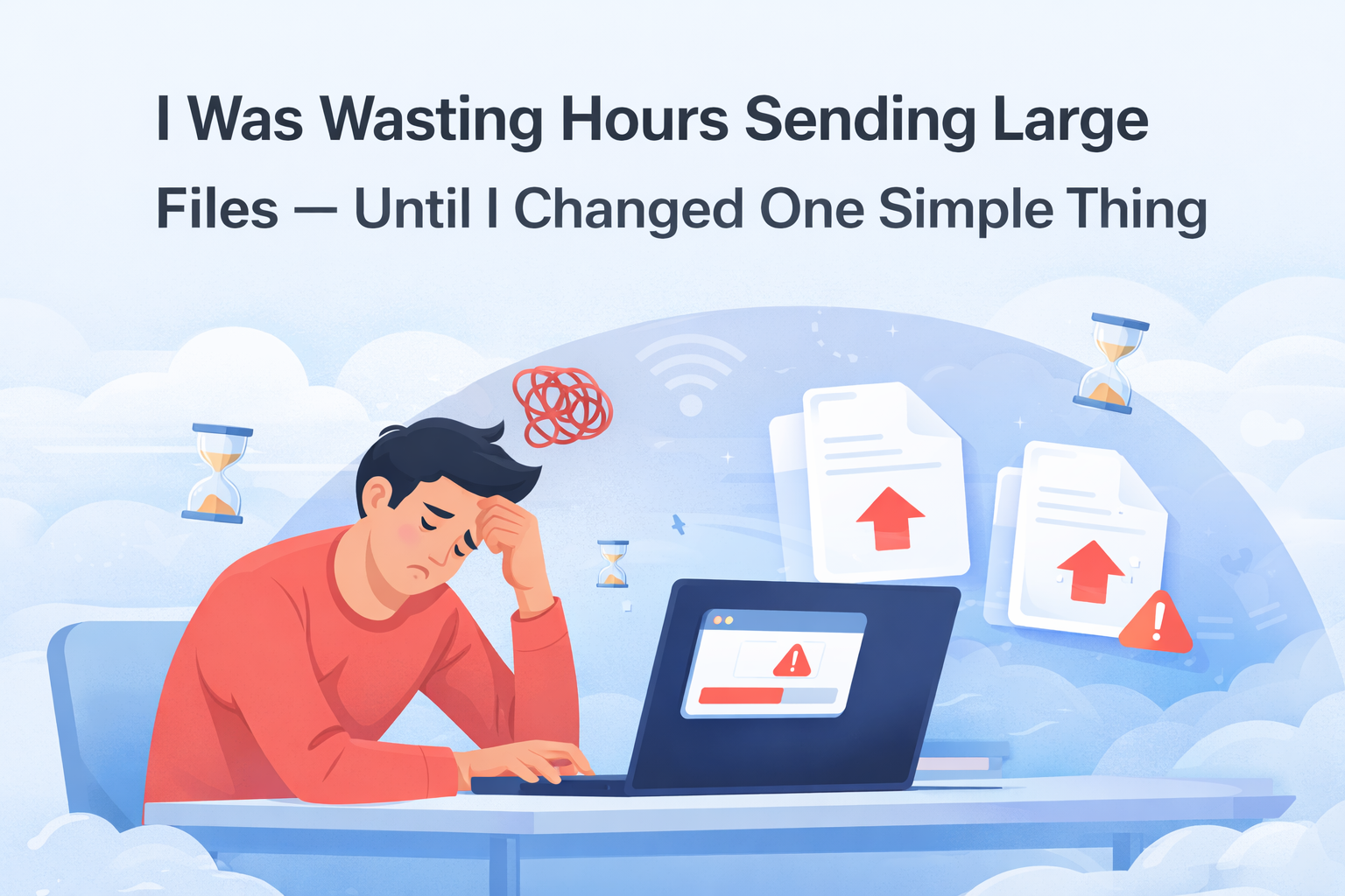 I Was Wasting Hours Sending Large Files — Until I Changed One Simple Thing
