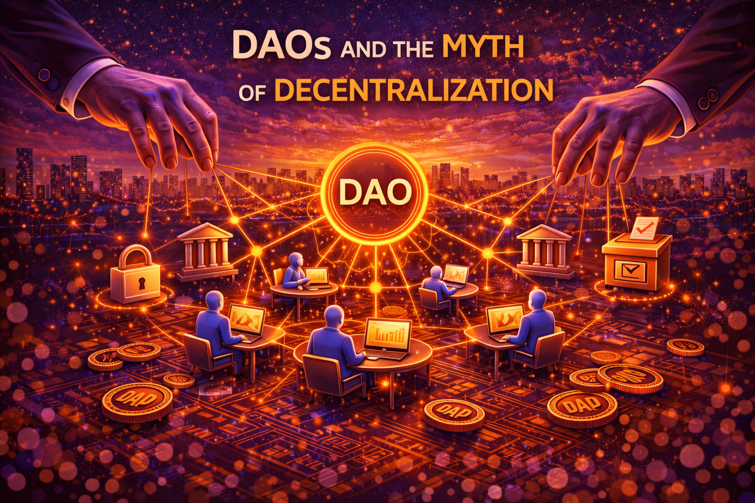 DAOs Aren’t as Decentralized as You Think: The Governance Problem No One Talks About