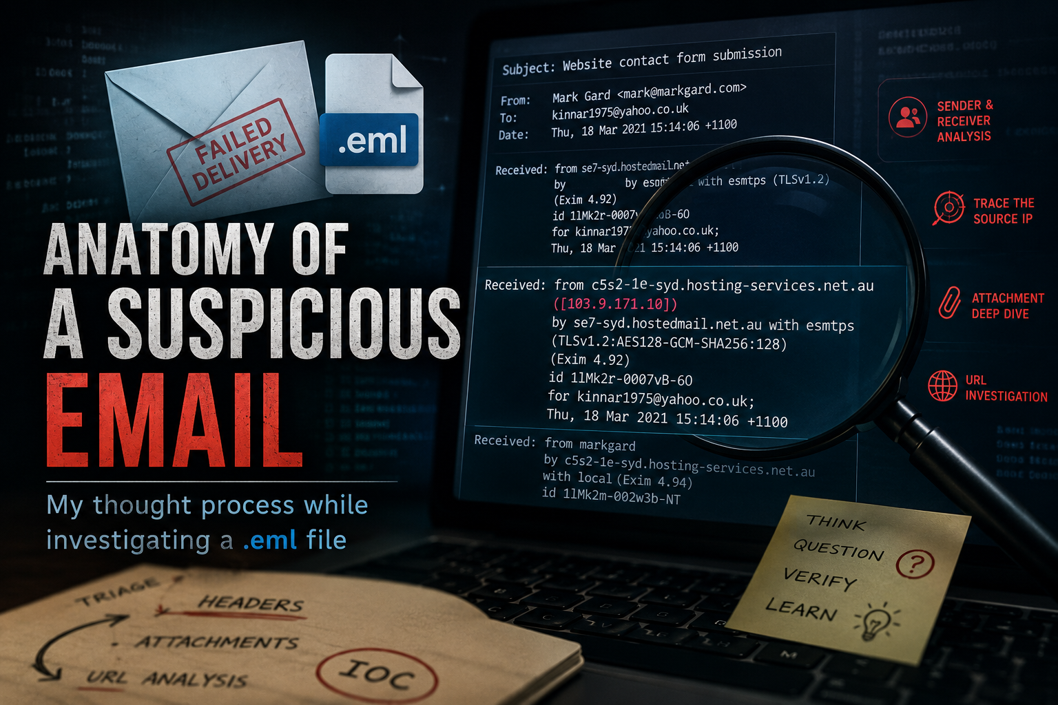 My Thought Process While Investigating a Real Suspicious Email