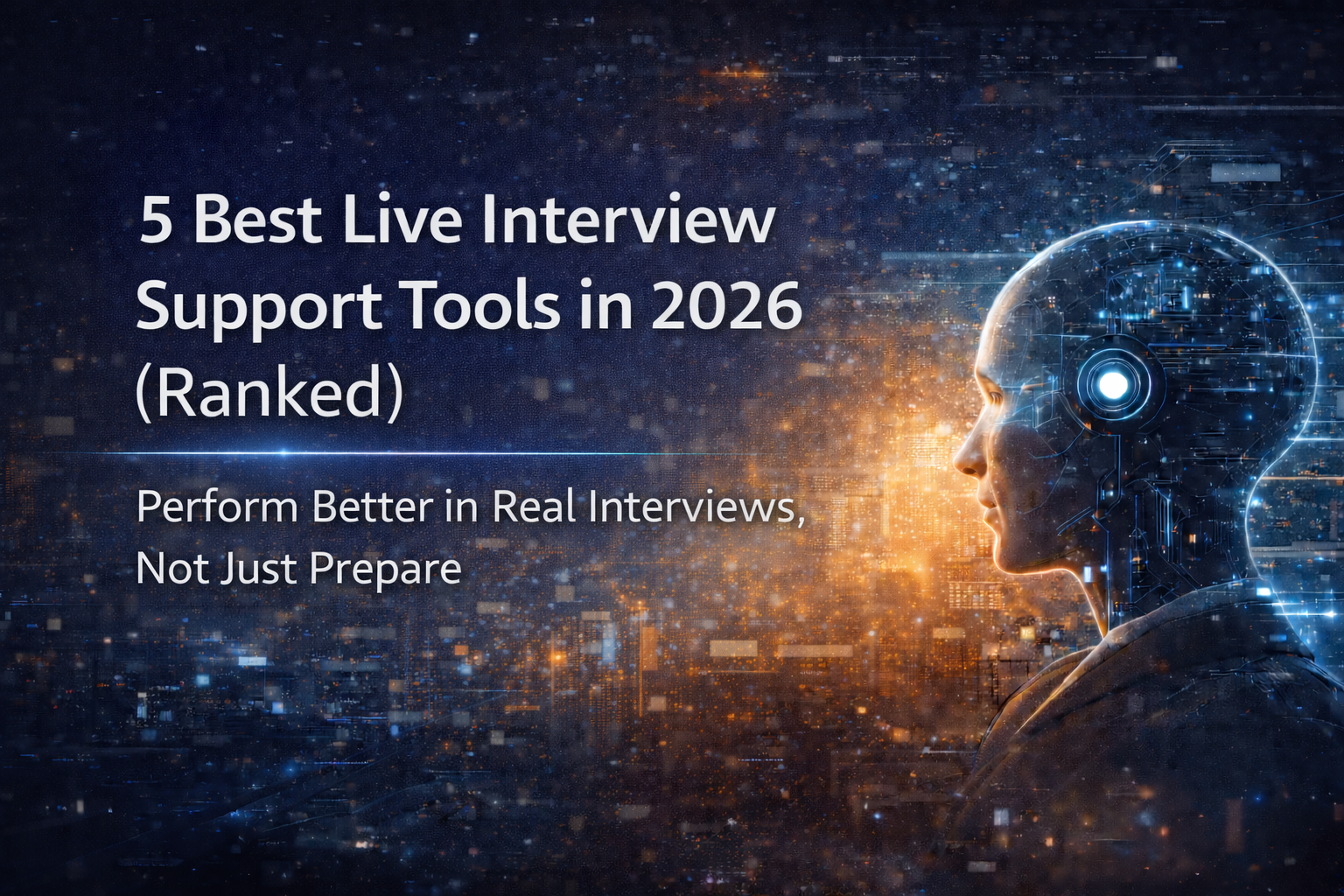 5 Best Live Interview Support Tools in 2026