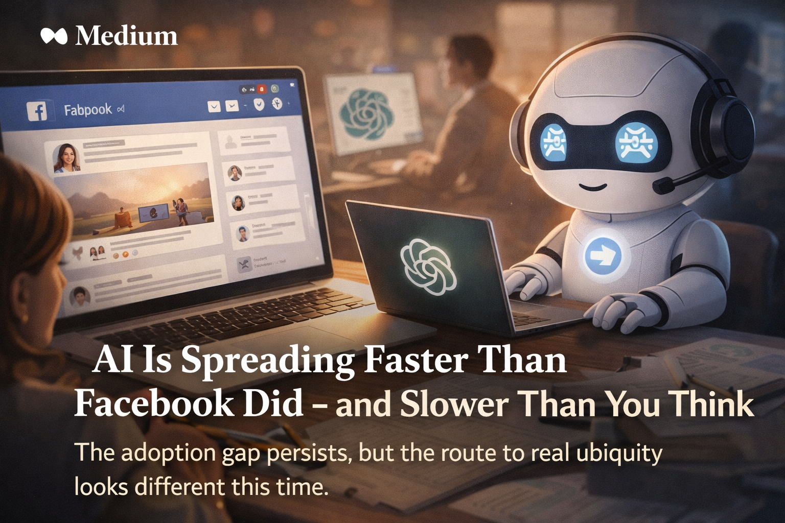 AI Is Spreading Faster Than Facebook Did — and Slower Than You Think