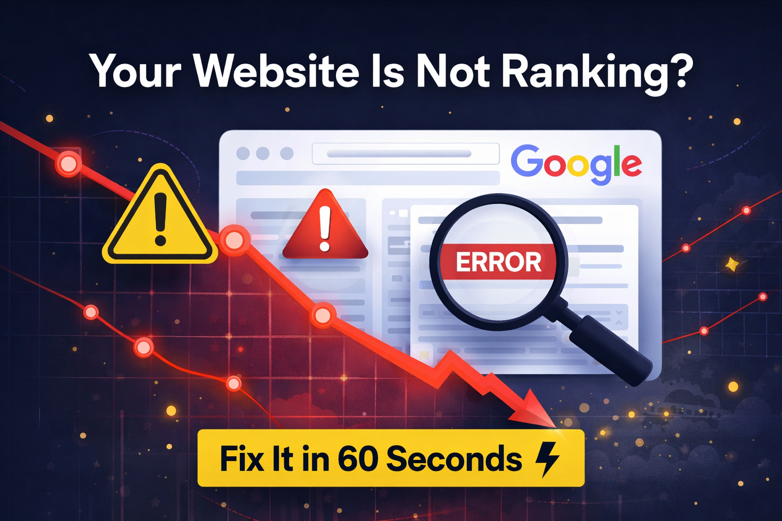 ⚡ Why Your Website Is Not Ranking on Google (Run a Free SEO Audit in 60 Seconds)