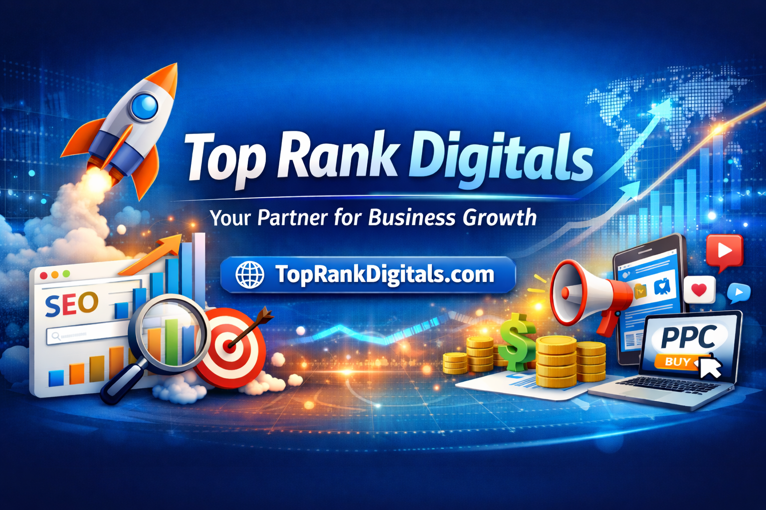 Top Rank Digitals: The Ultimate Digital Marketing Partner for Business Growth