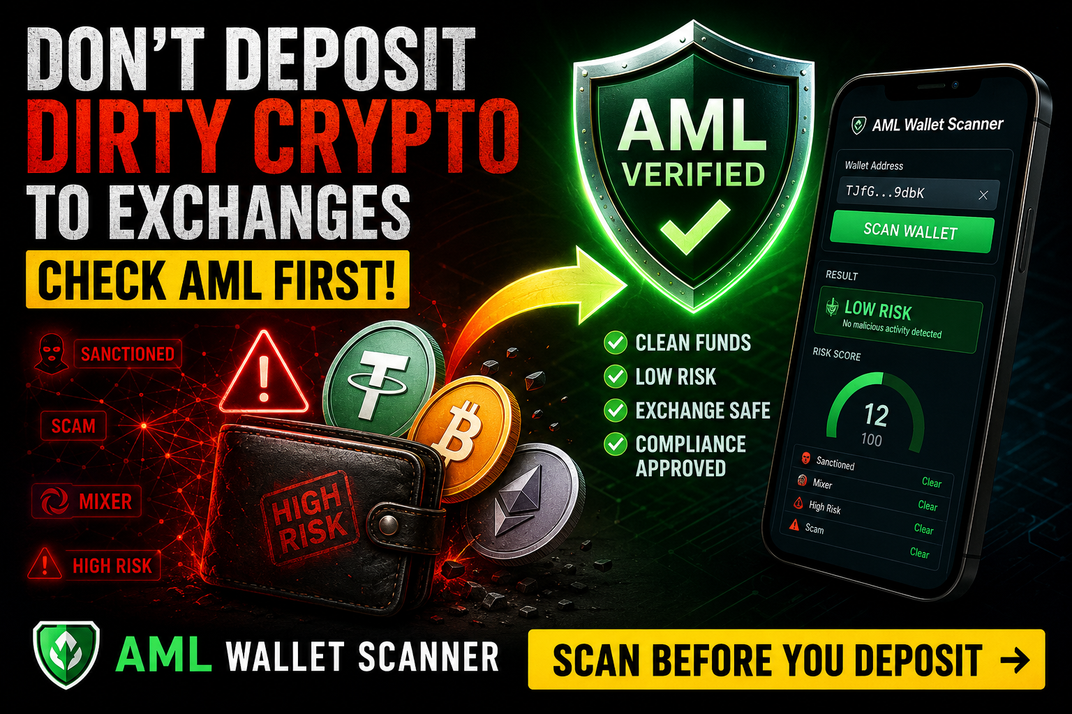 The Hidden Reason Crypto Users Get Frozen on Exchanges — And How AML Checks Can Save Your Funds