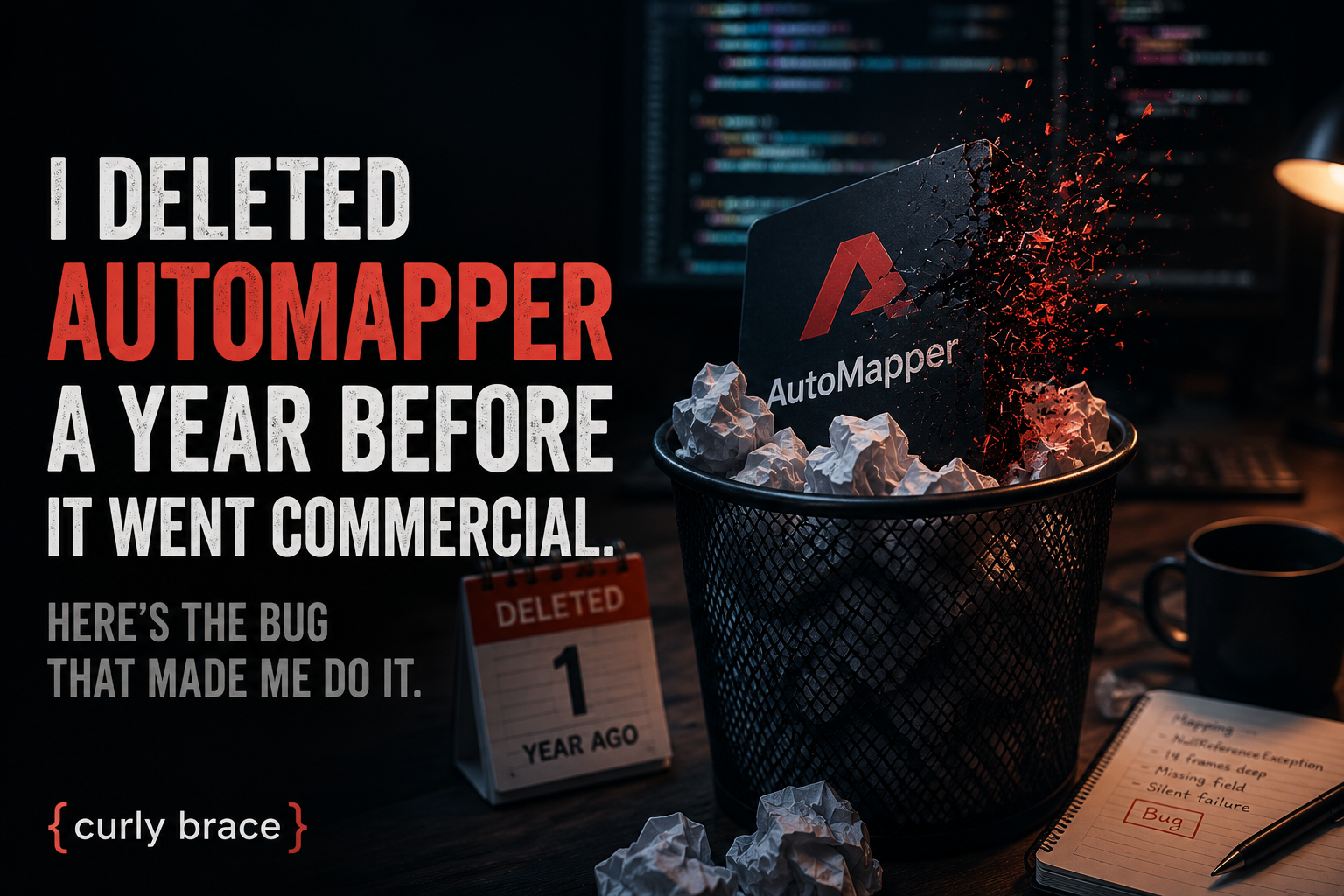 I Deleted AutoMapper a Year Before It Went Commercial. Here’s the Bug That Made Me Do It.