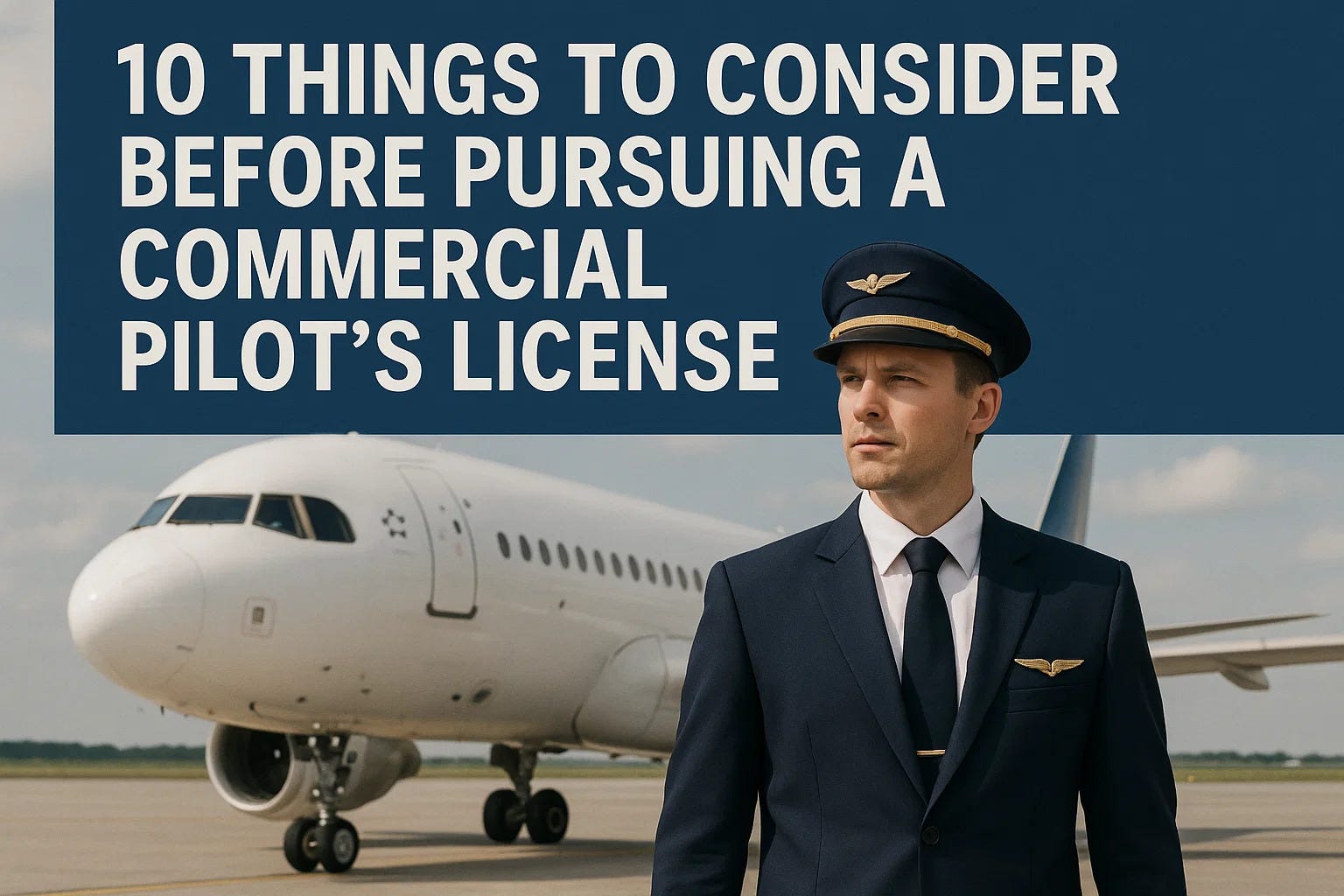 10 Things Before Getting a Commercial Pilot Licence