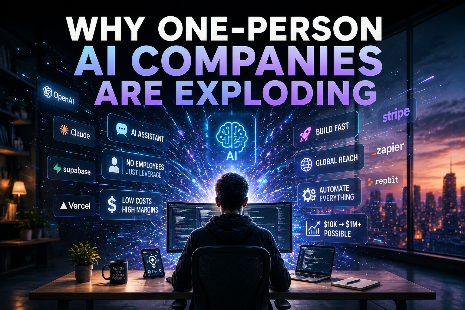 Why One-Person AI Companies Are Exploding