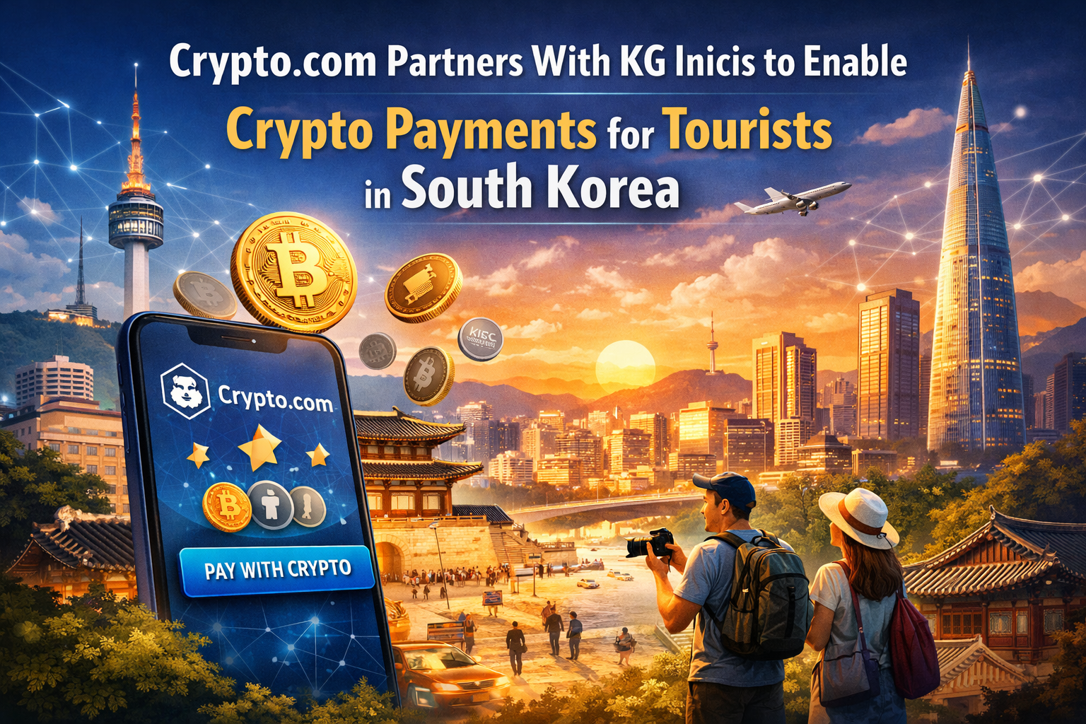 Crypto.com Enables Crypto Payments for Tourists in South Korea With KG Inicis Partnership