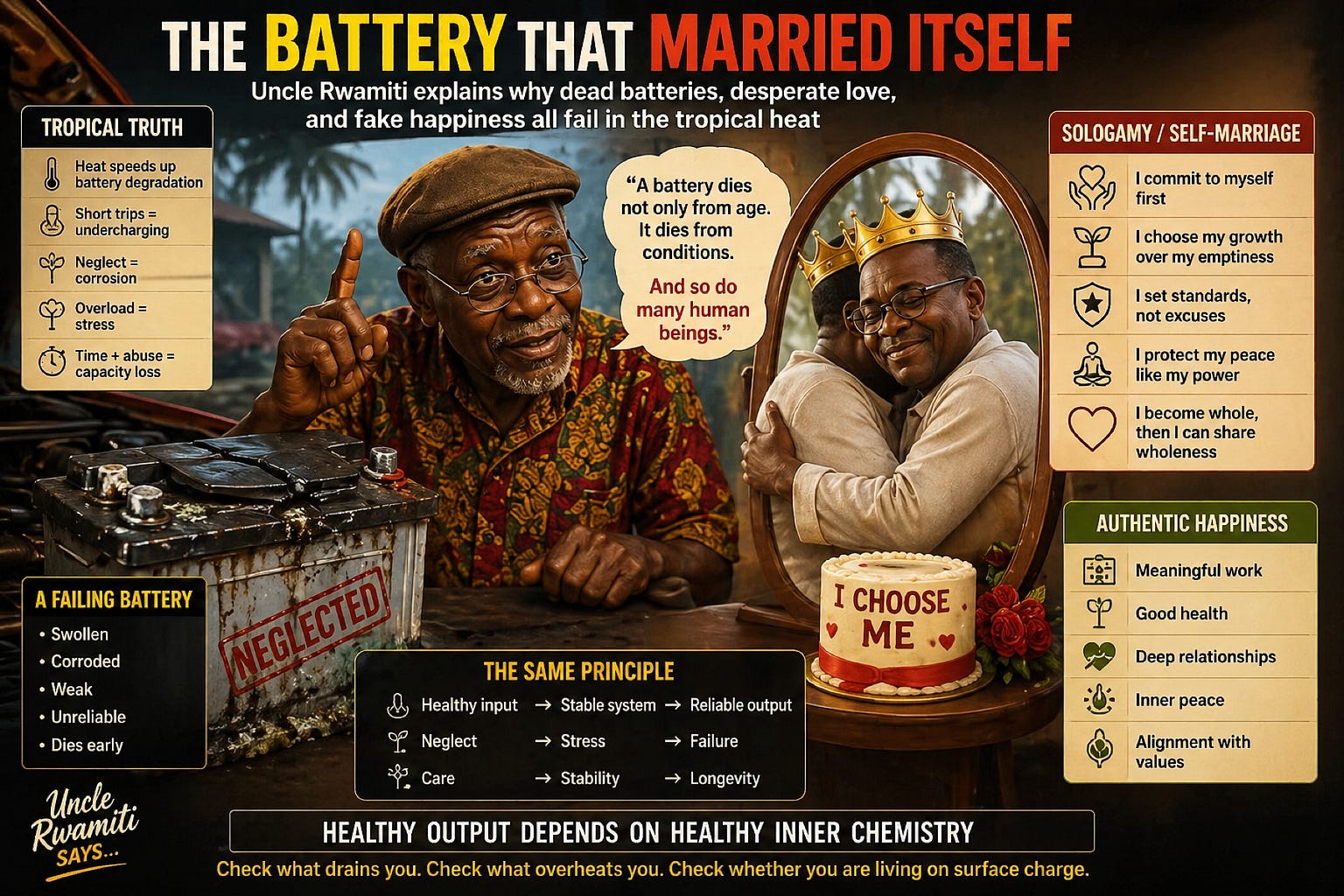 The Battery That Married Itself