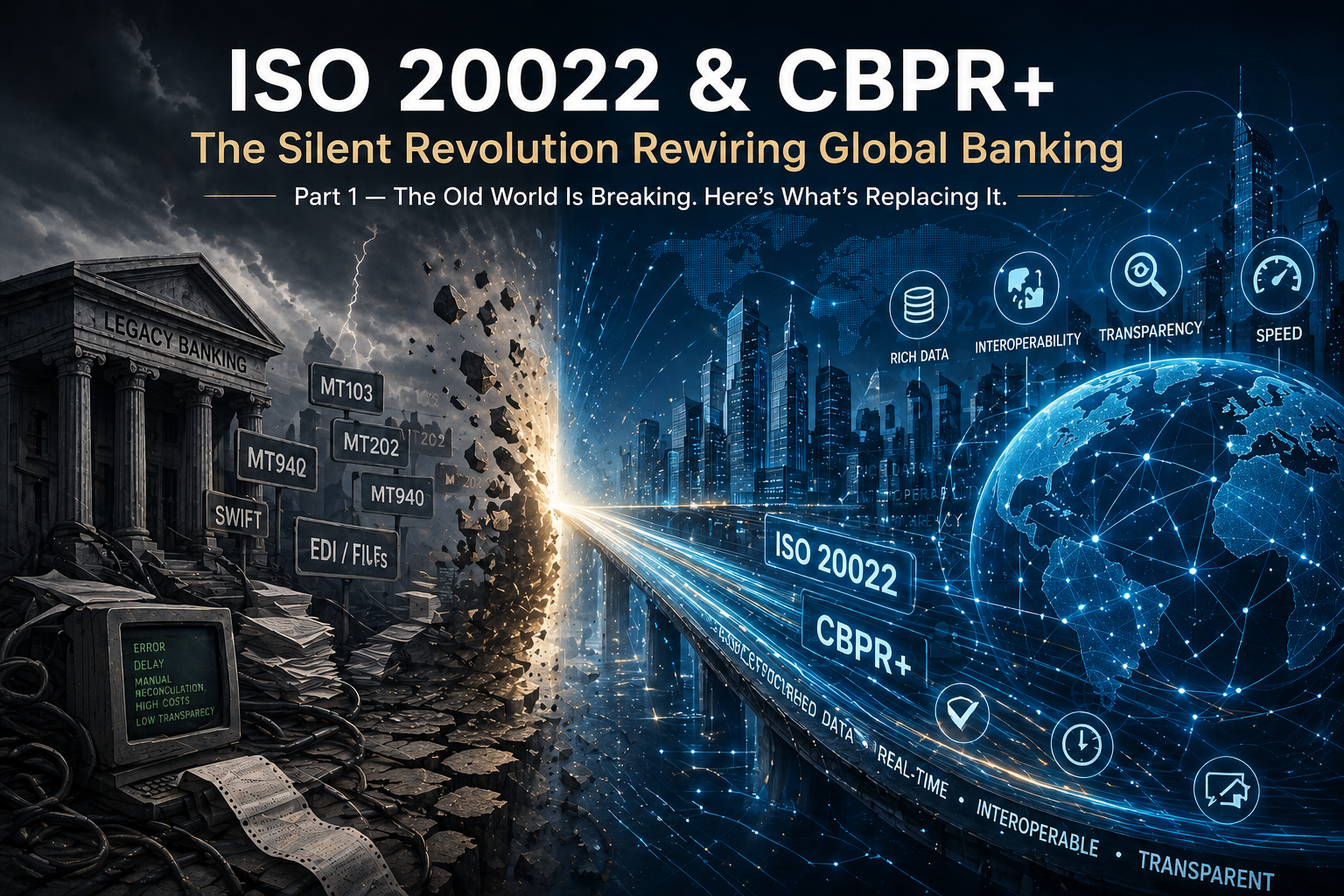 ISO 20022 & CBPR+: The Silent Revolution Rewiring Global Banking