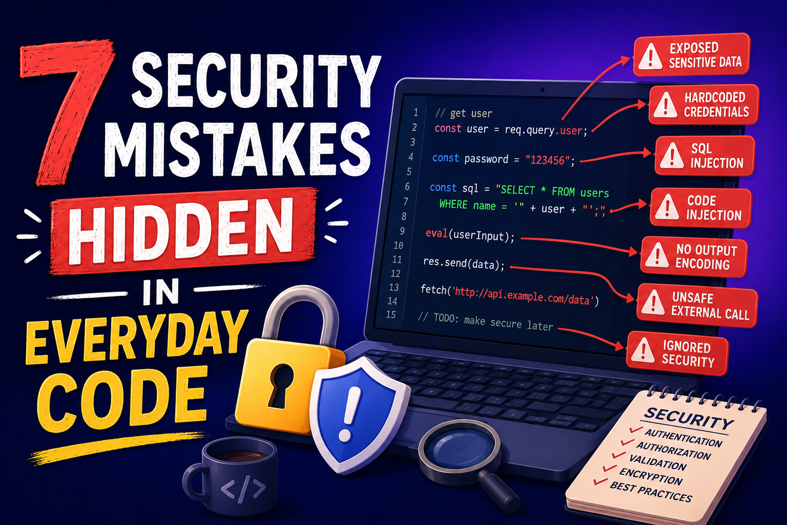 7 Security Mistakes Hidden in Everyday Code