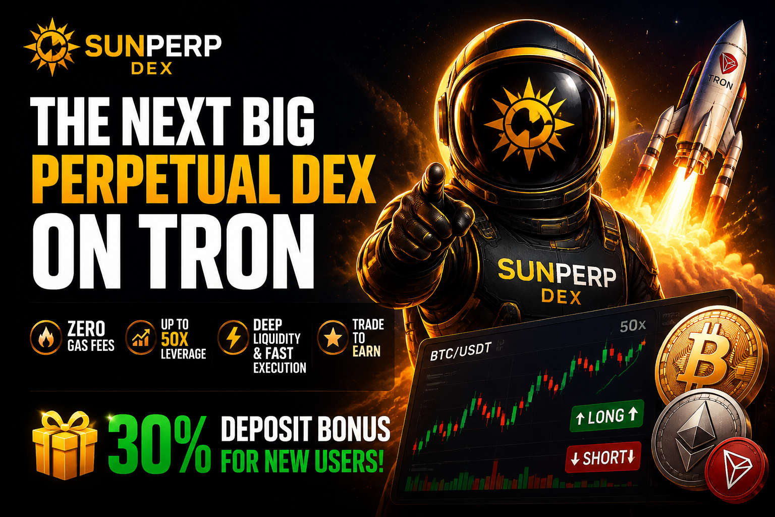 SunPerp DEX: The Next Big Perpetual Trading Opportunity on TRON?