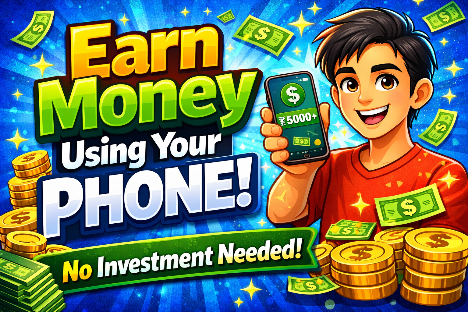 How I Started Earning Online Using Only My Phone (2026 Guide)