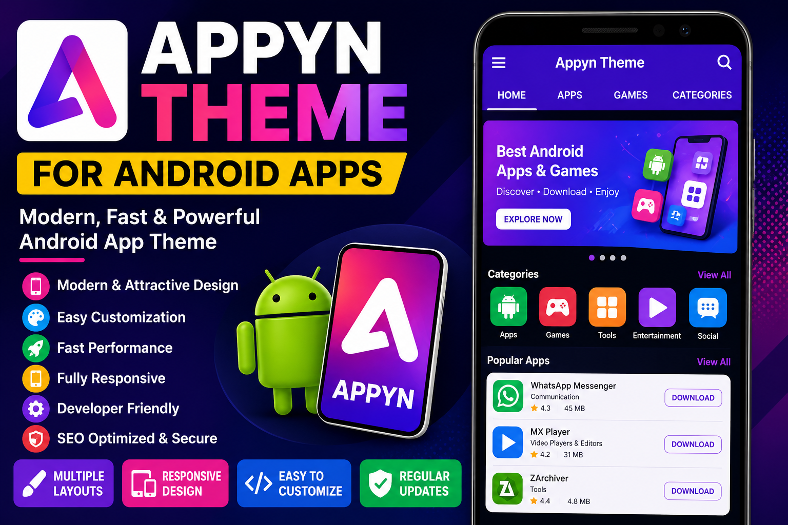 Appyn Theme for Android Apps