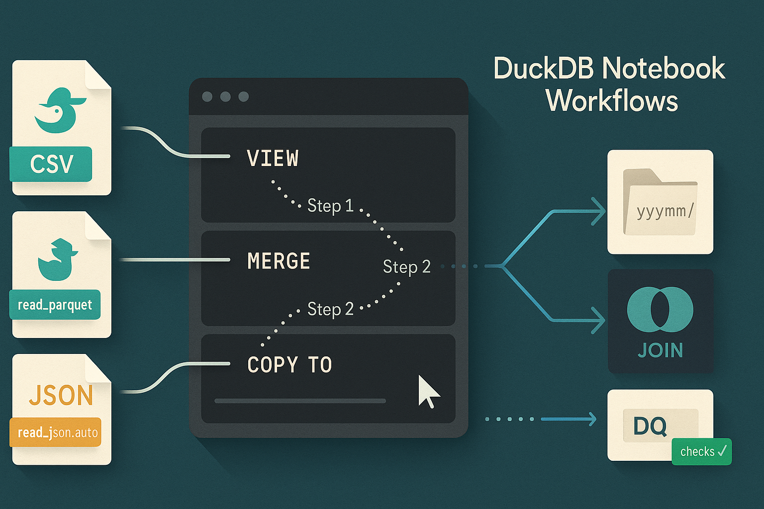 7 DuckDB Workflows That Replace ETL in Notebooks