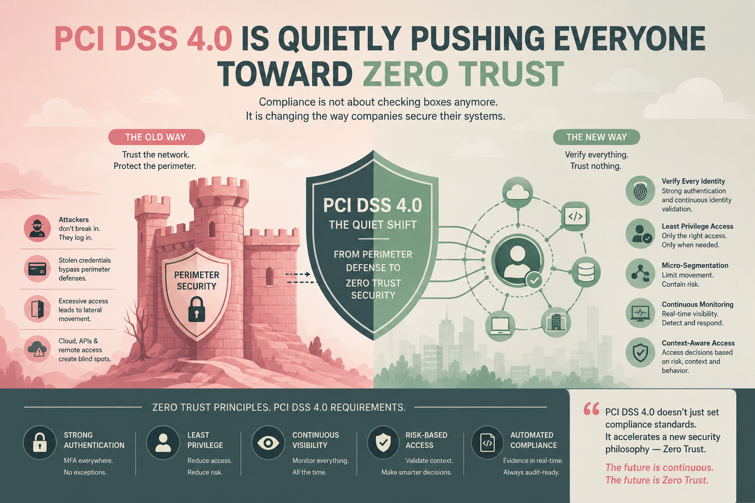 PCI DSS is quietly pushing everyone toward Zero Trust.