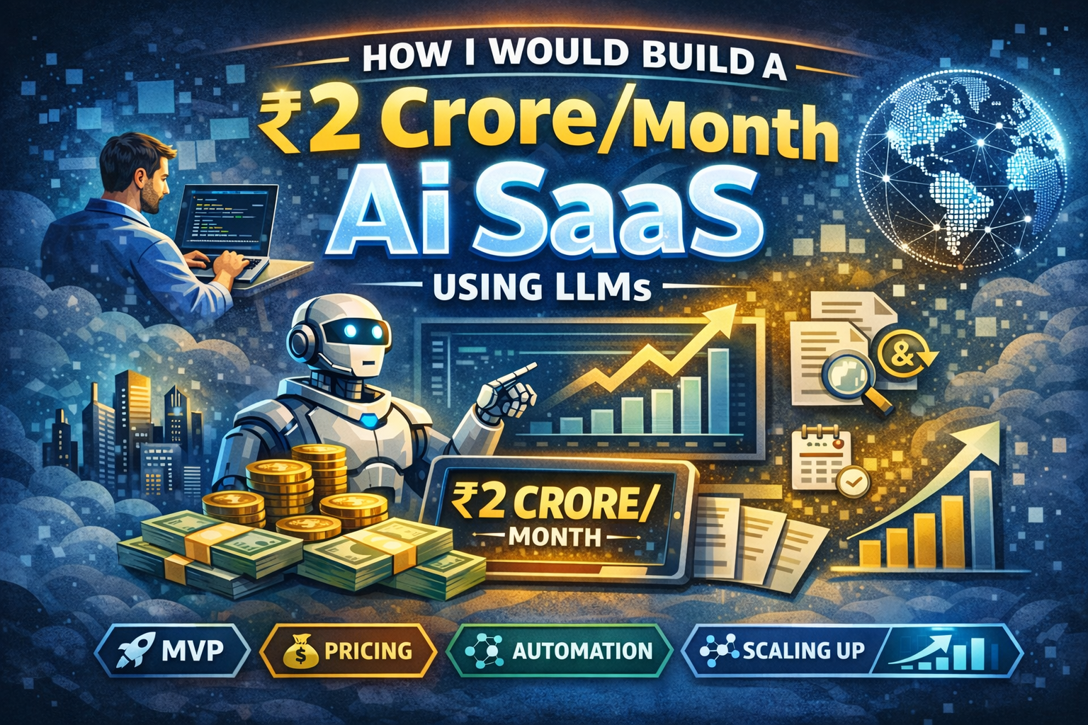 From Zero to ₹2 Crore/Month: My Practical Blueprint for Building an AI SaaS with LLMs in 2026