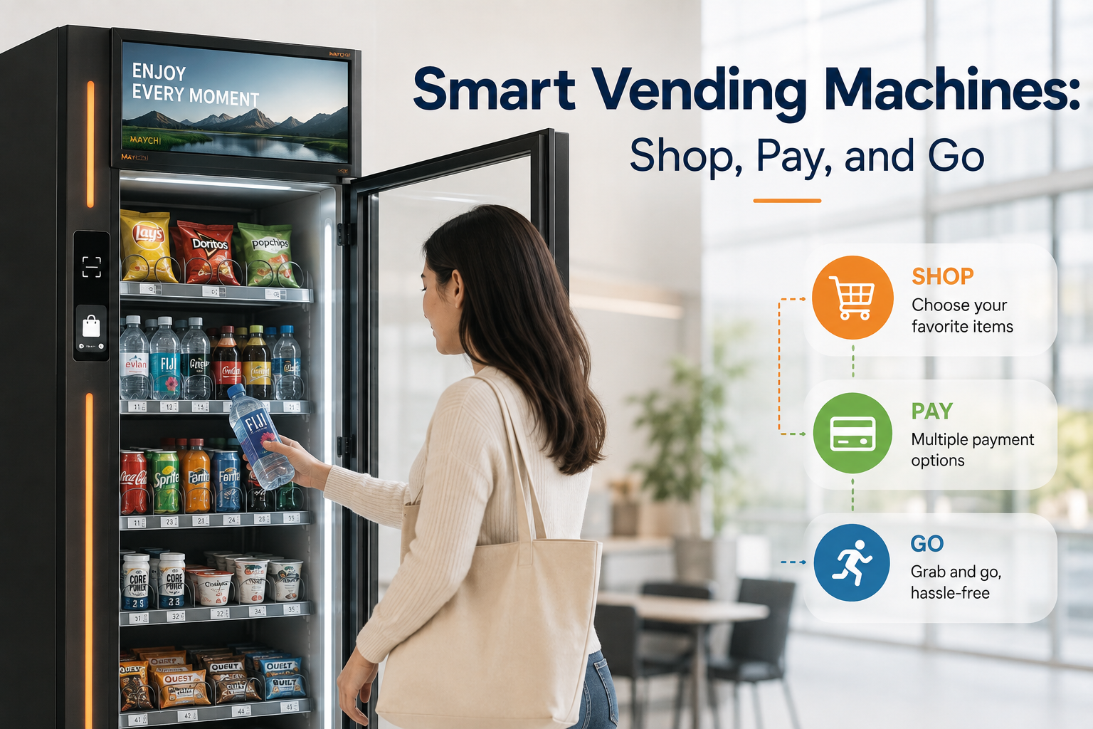 Smart Vending Machines: Door-Opening Retail Experience