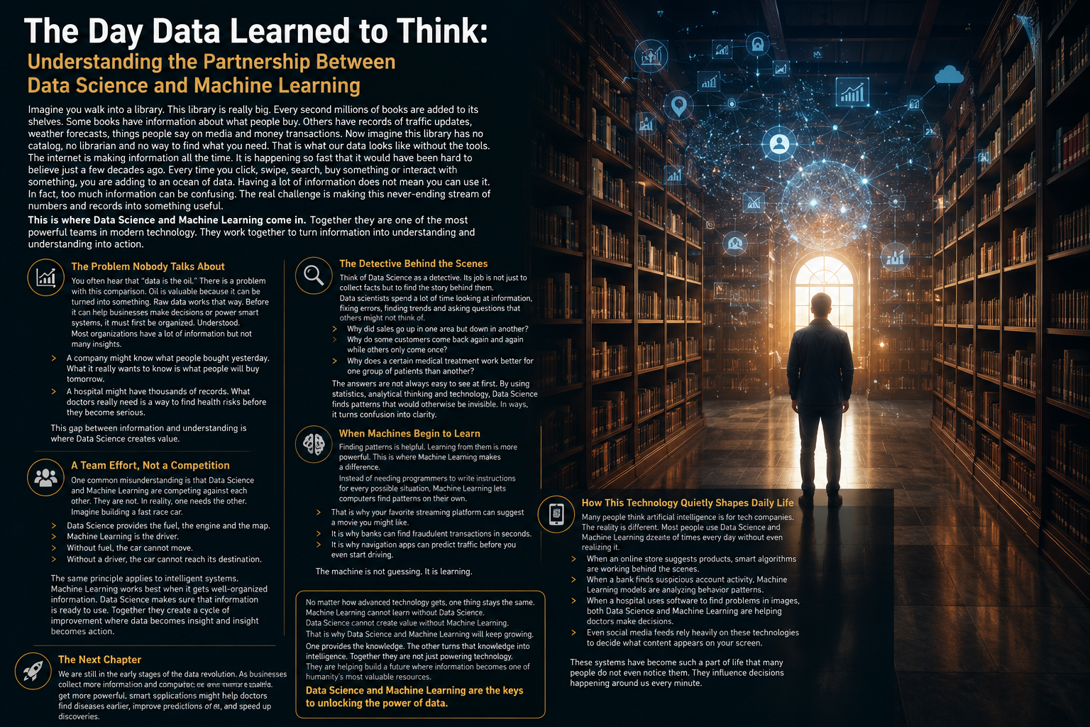 The Day Data Learned to Think: Understanding the Partnership Between Data Science and Machine…