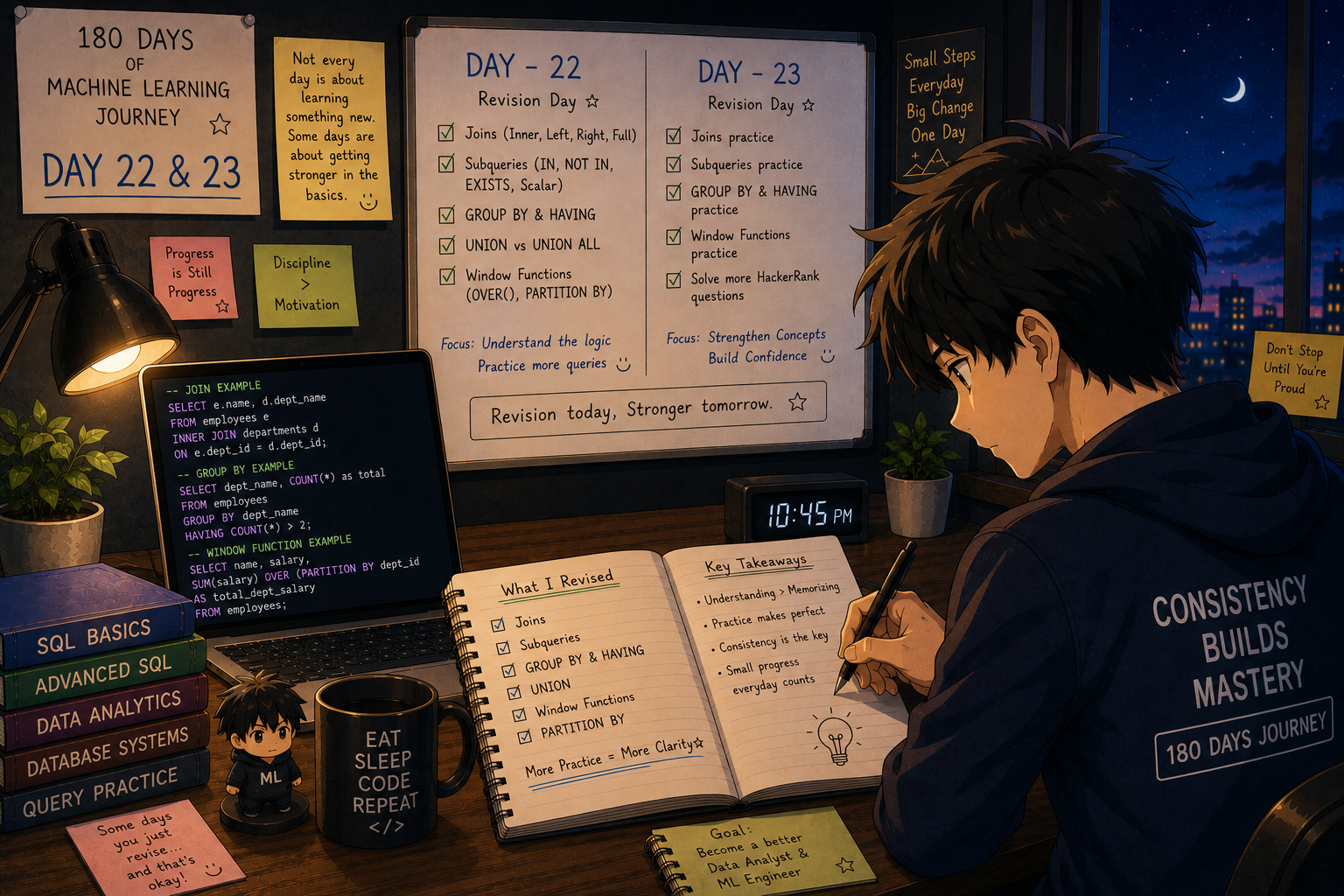 Day 22 & Day 23 of 180 Days of Machine Learning — Sometimes Revision Is More Important Than…