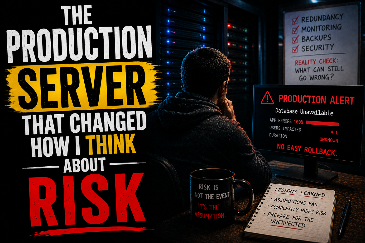 The Production Server That Changed How I Think About Risk
