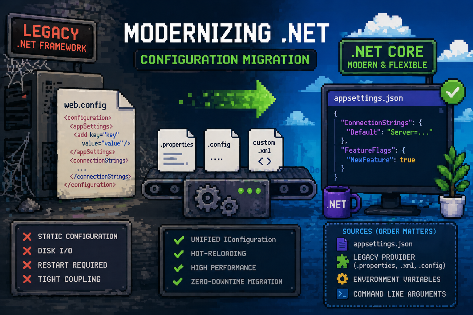 Modernizing .NET — Part 22: Migrating Configuration Files to .NET Core