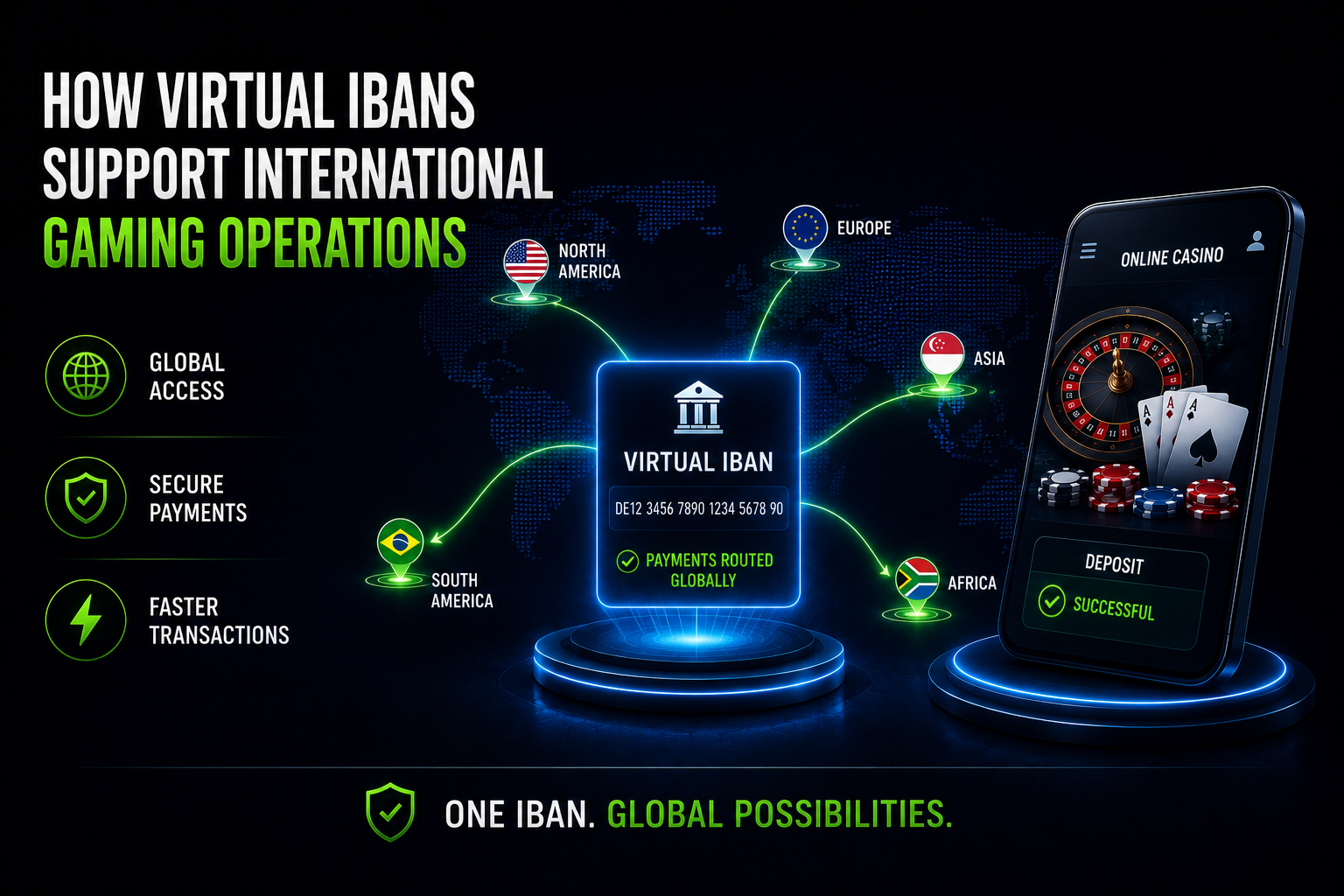 How Virtual IBANs Support International Gaming Operations