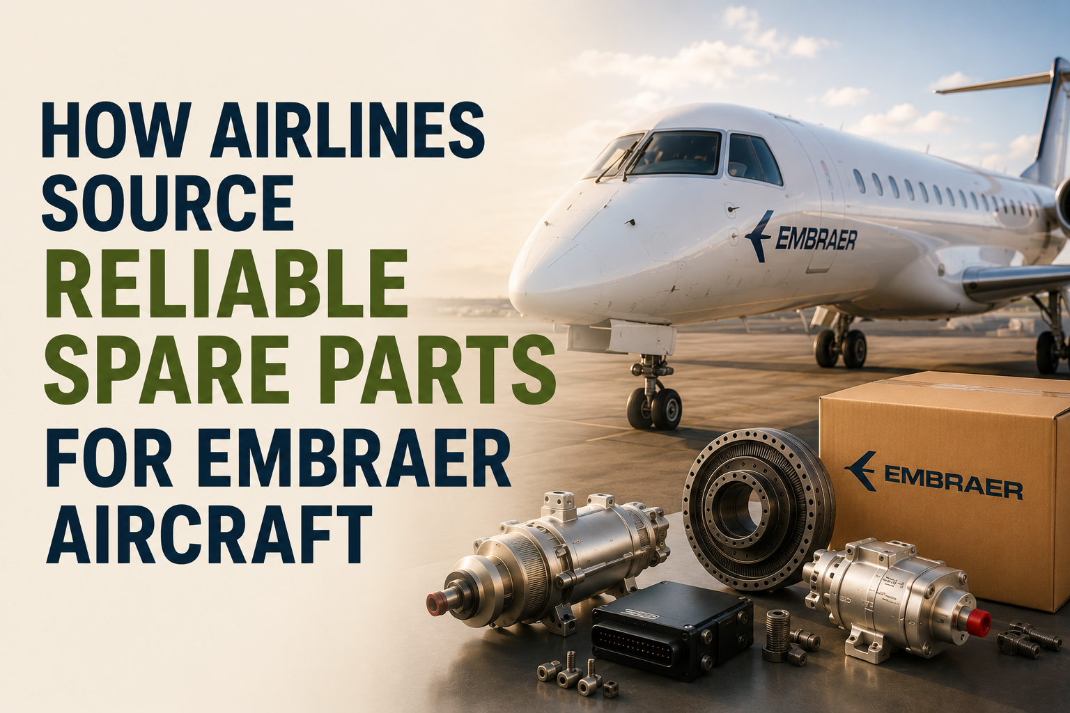 How Airlines Source Reliable Spare Parts for Embraer Aircraft