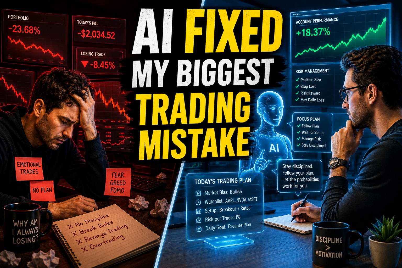I Lost Money in the Stock Market for Years — Then AI Helped Me Fix the One Thing Holding Me Back