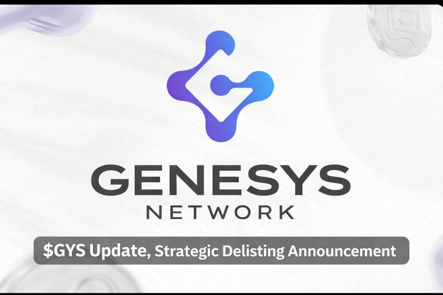 Genesys Network Removes $GSYS from BitMart in a Strategic Shift Toward Genesys Network Removes $GSYS from BitMart in a Strategic Shift Toward