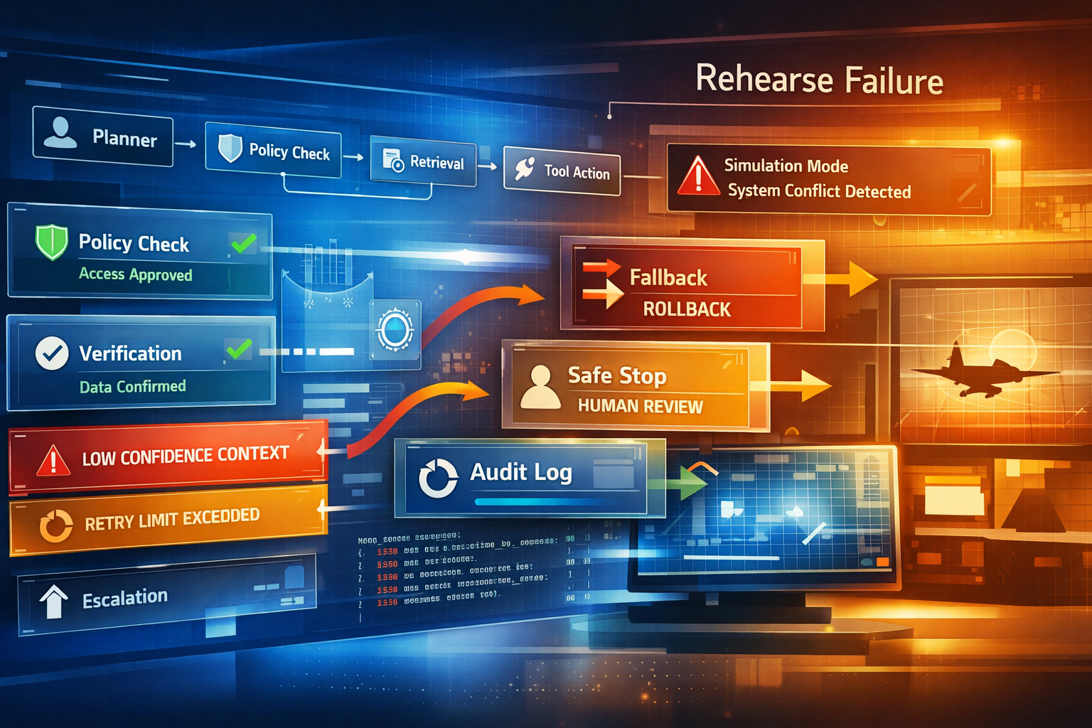 Nobody Rehearses Agent Failure