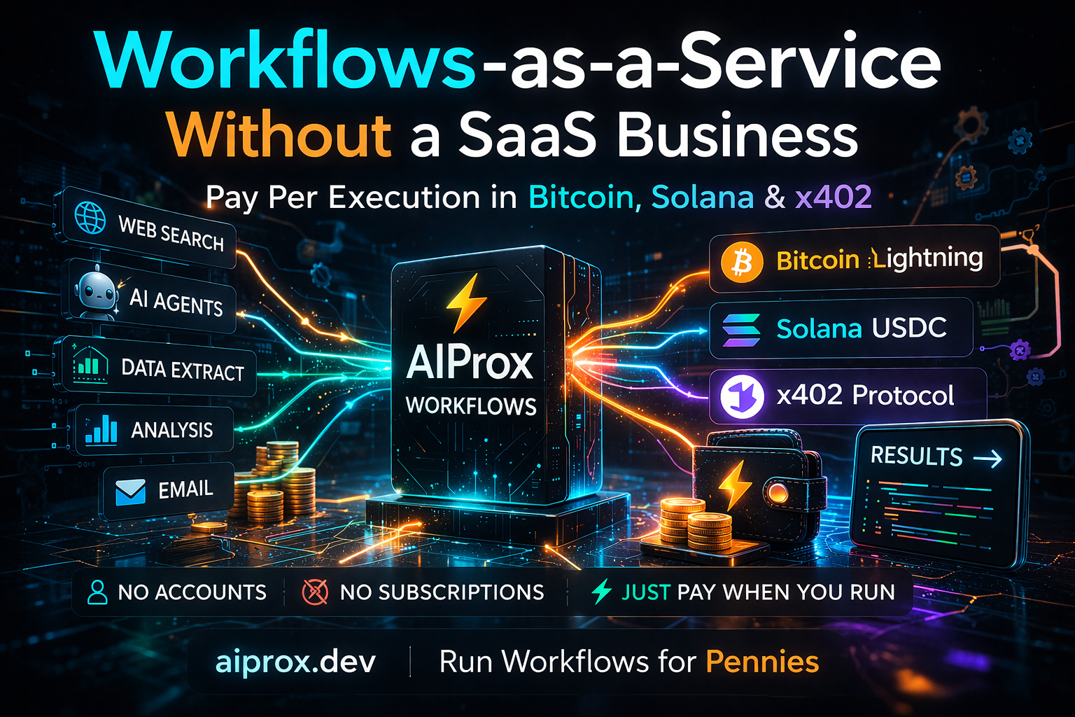 Workflows-as-a-Service without a SaaS Business