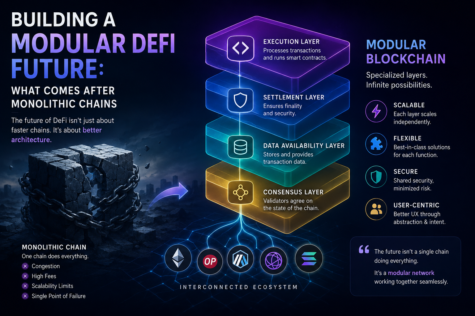Building a Modular DeFi Future: What Comes After Monolithic Chains