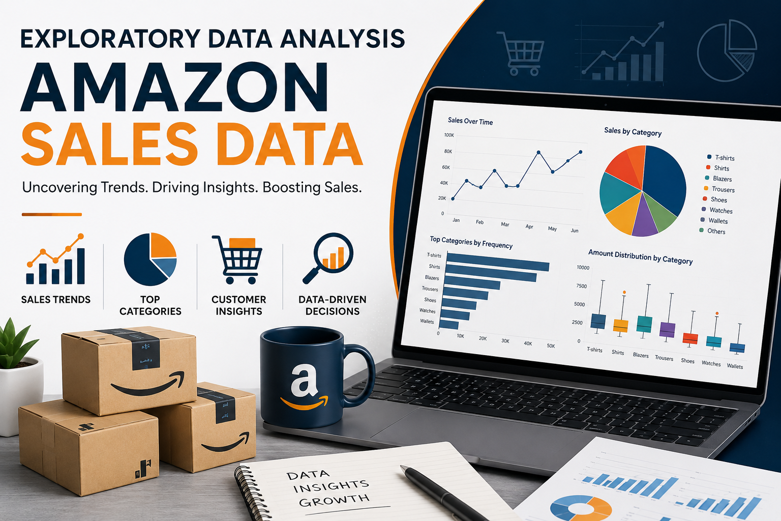 Exploratory Data Analysis on Amazon Sales Data using Python
