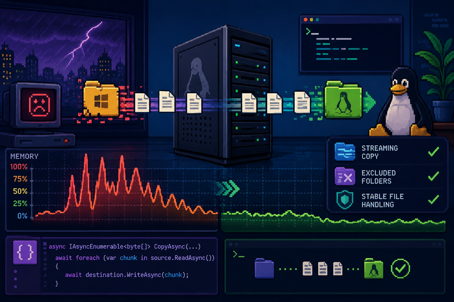 Modernizing .NET — Part 28: Diagnosing Linux File Operation Memory Spikes