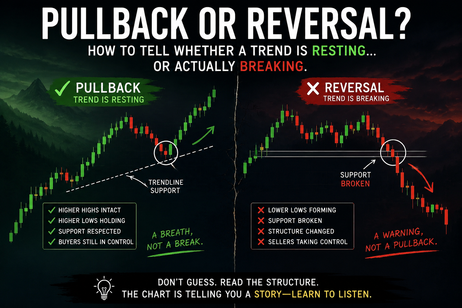 Pullback or Reversal?