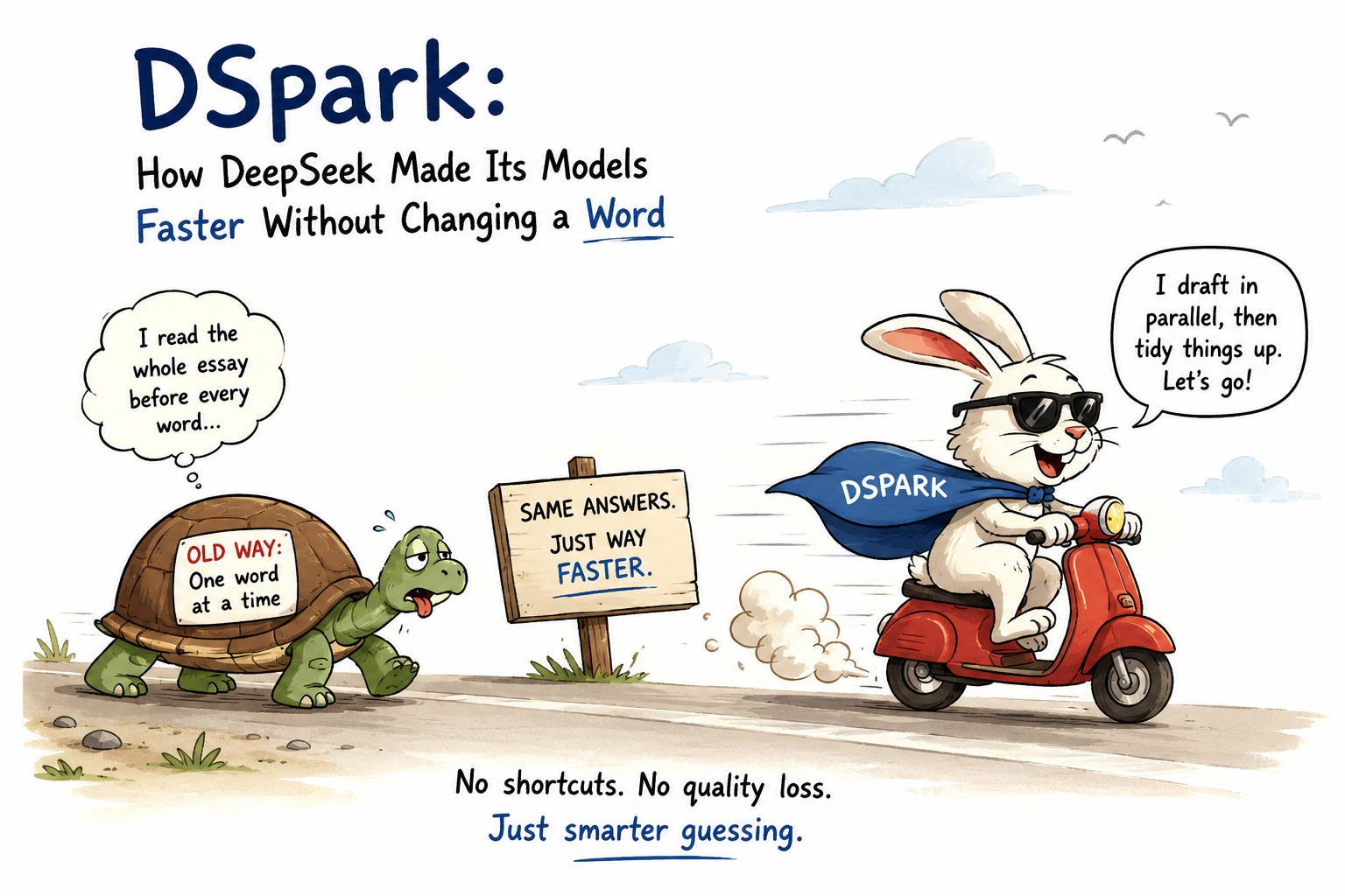 DSpark: DeepSeek Made LLMs Faster Without Changing a Word