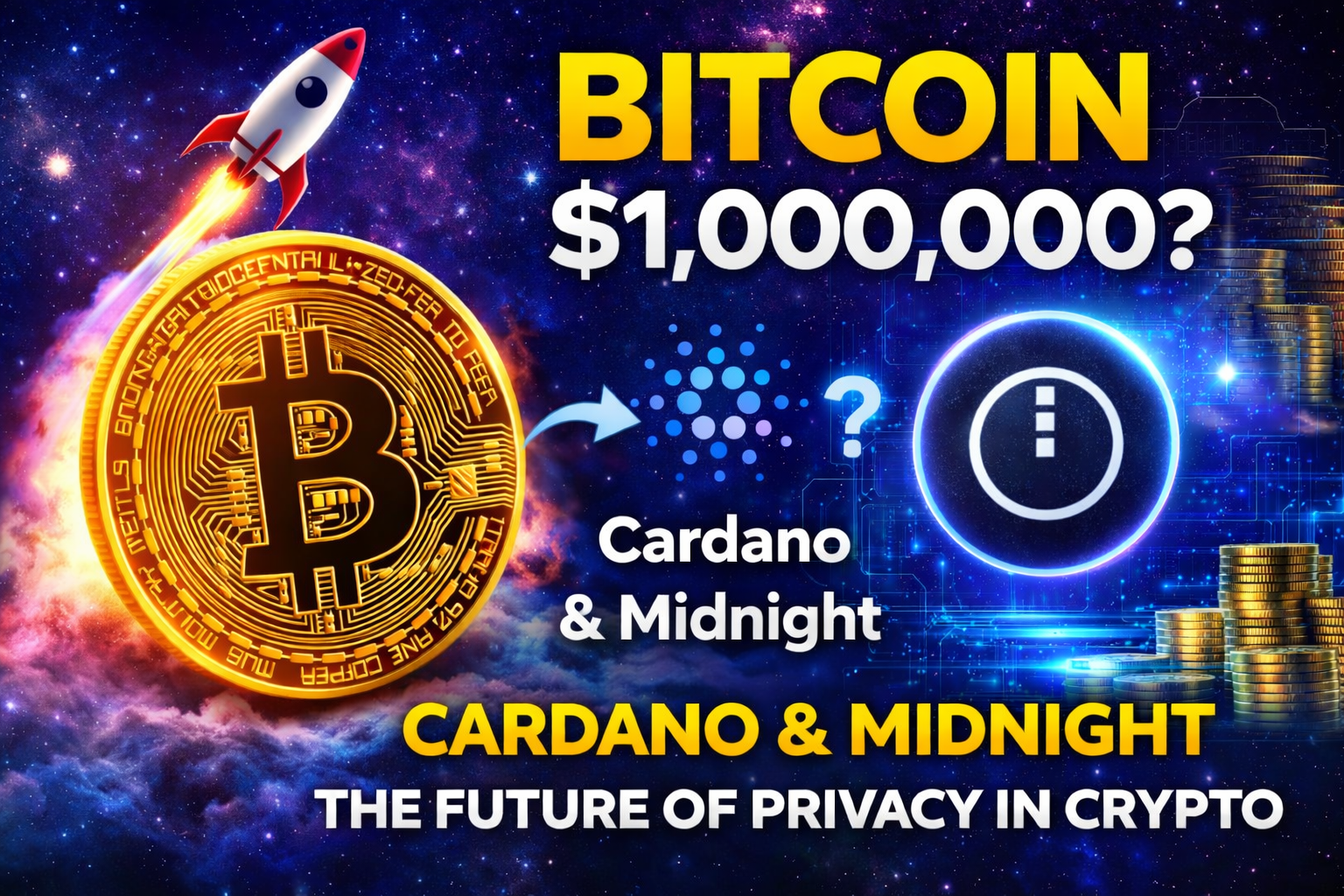Bitcoin at $1,000,000: Why Cardano and Midnight Could Dominate the Future of Crypto Privacy