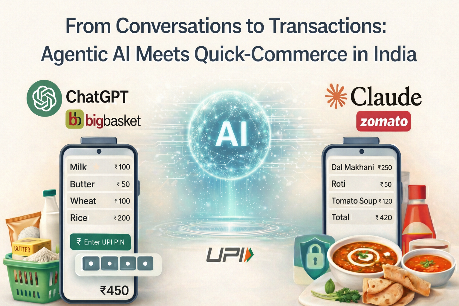 From Conversations to Transactions: Agentic AI Meets Quick-Commerce in India